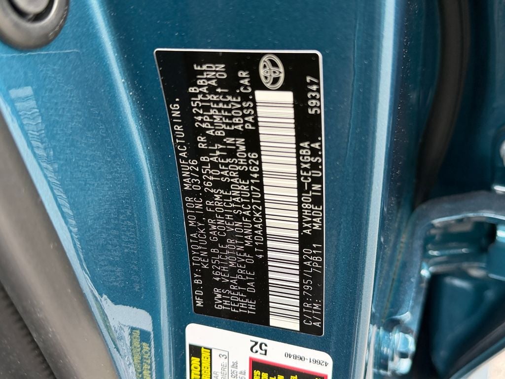 2026 Toyota Camry XLE