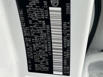 2025 Toyota Camry XLE Low Miles!