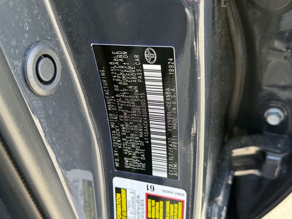 2025 Toyota Camry LE