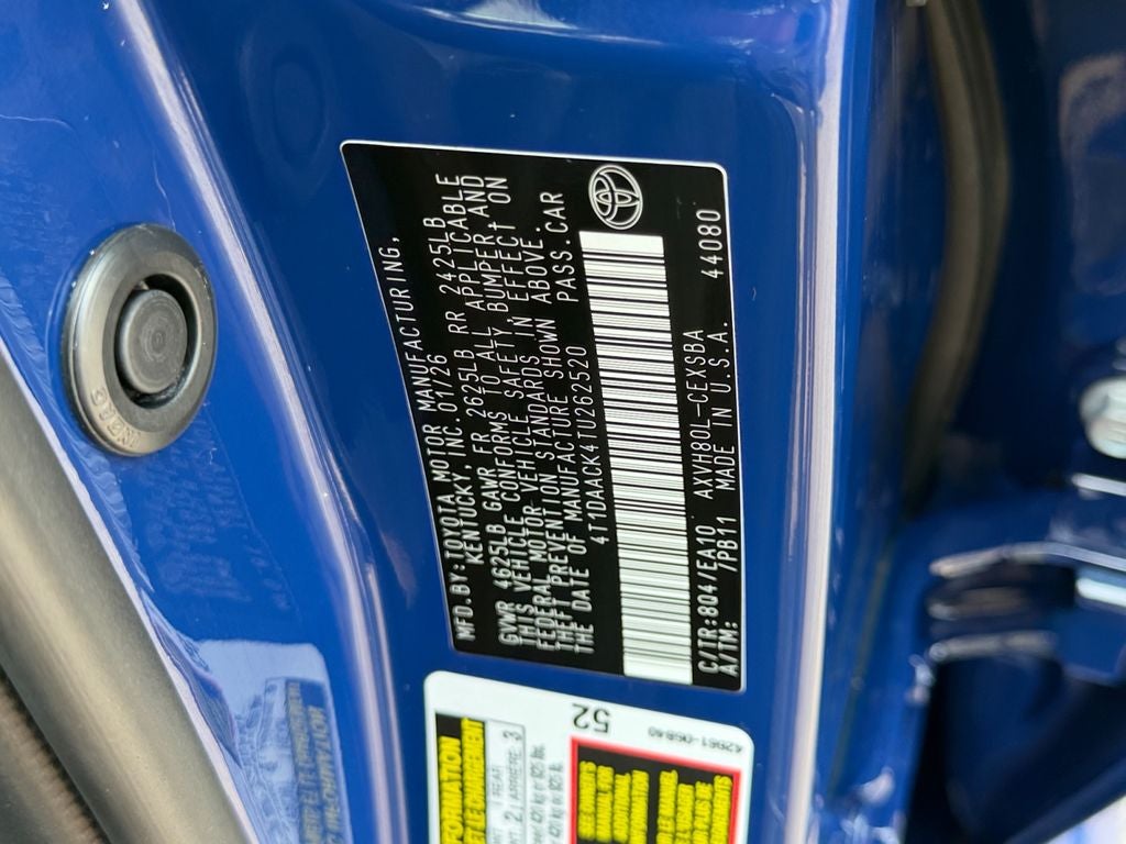 2026 Toyota Camry SE CERTIFIED!