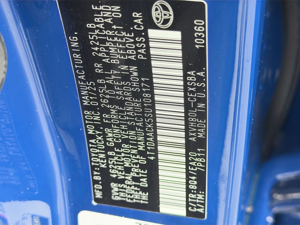 2025 Toyota Camry SE