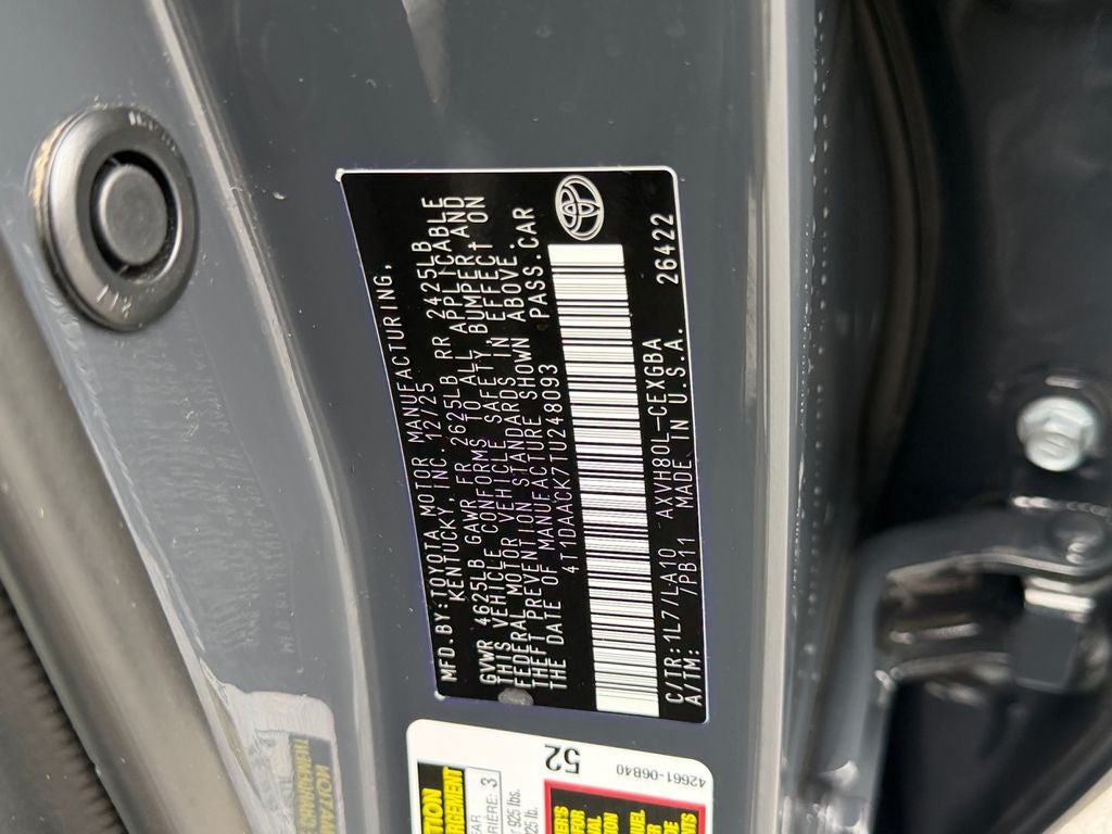 2026 Toyota Camry XLE CERTIFIED!