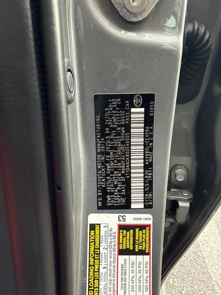 2025 Toyota Camry XSE W/ RED INTERIOR!