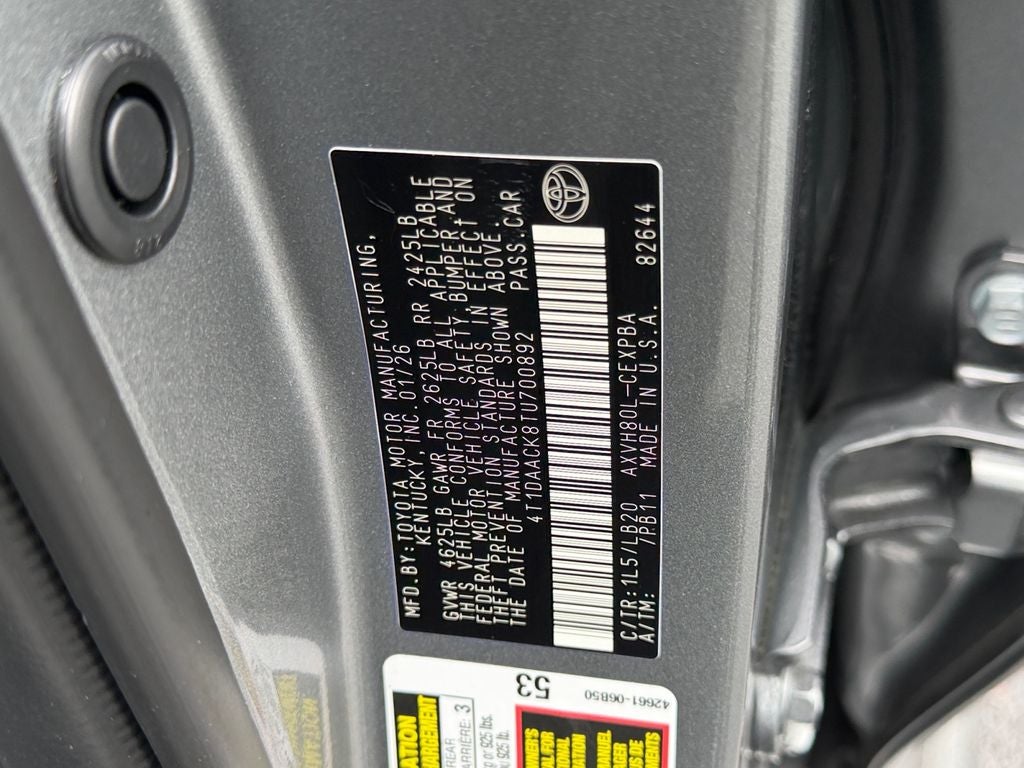 2026 Toyota Camry XSE CERTIFIED!