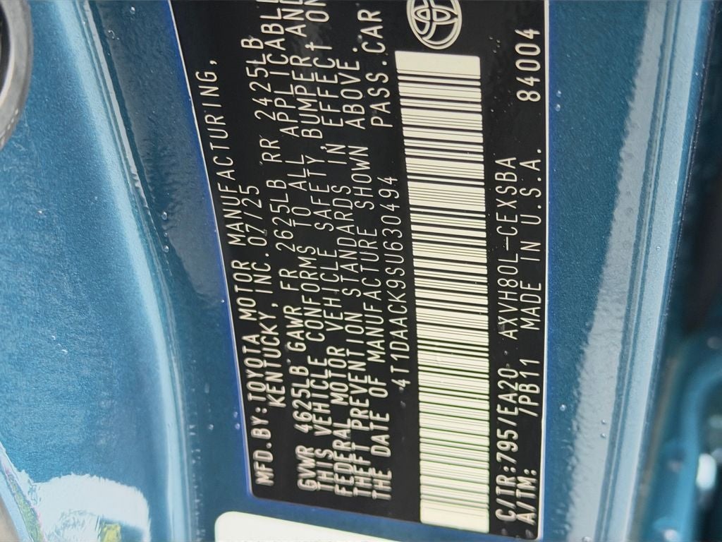 2025 Toyota Camry SE Low Miles!