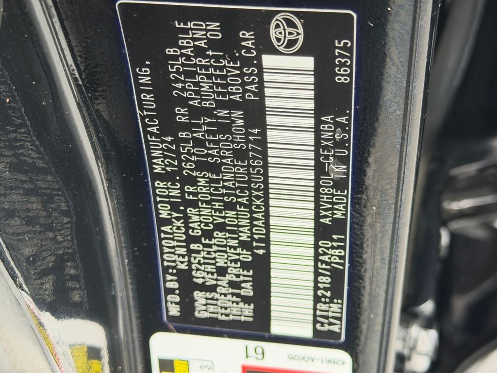 2025 Toyota Camry LE