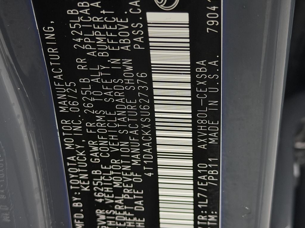 2025 Toyota Camry LE