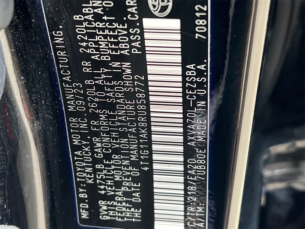 2024 Toyota Camry SE