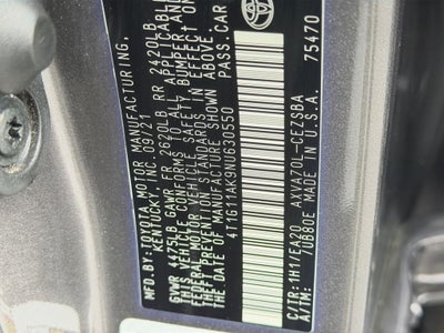 2022 Toyota Camry SE