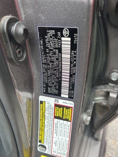 2022 Toyota Camry SE