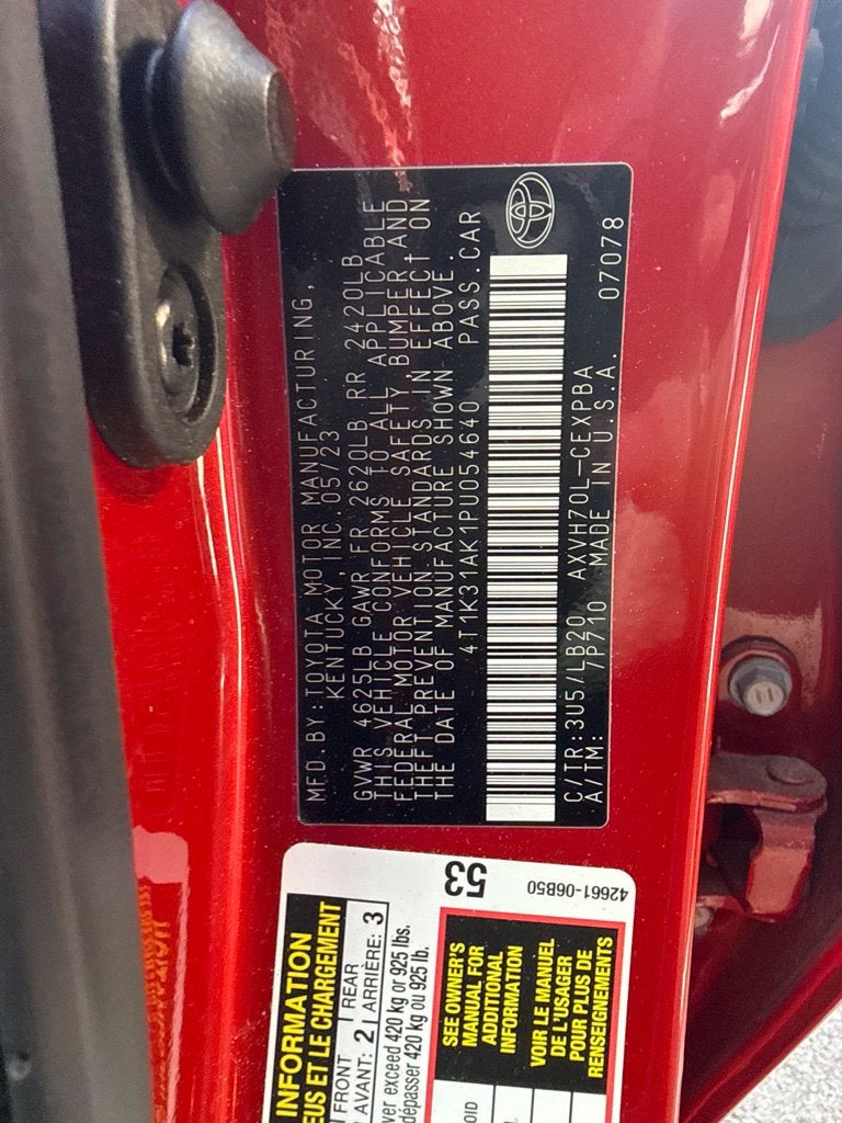 2023 Toyota Camry Hybrid XSE