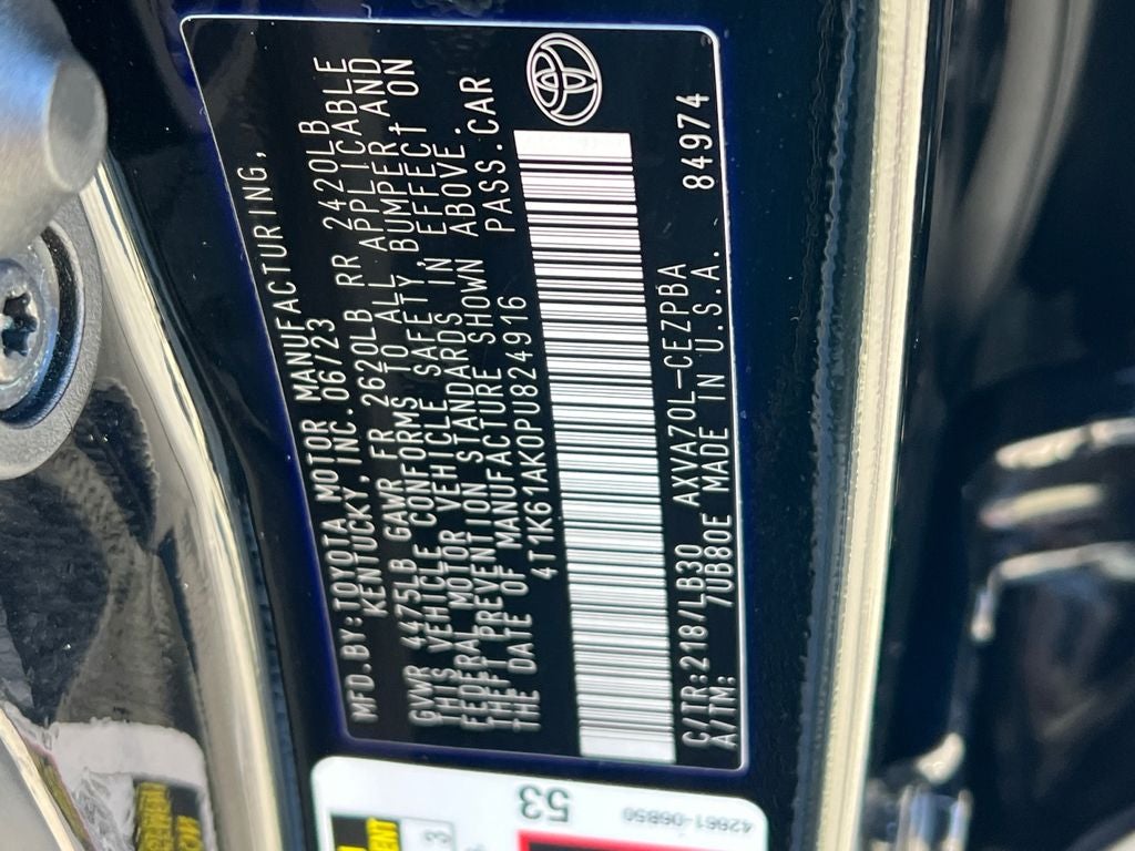 2023 Toyota Camry XSE Low Miles!