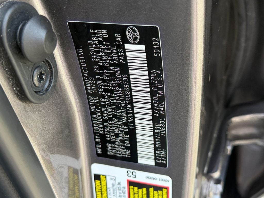 2024 Toyota Camry XSE