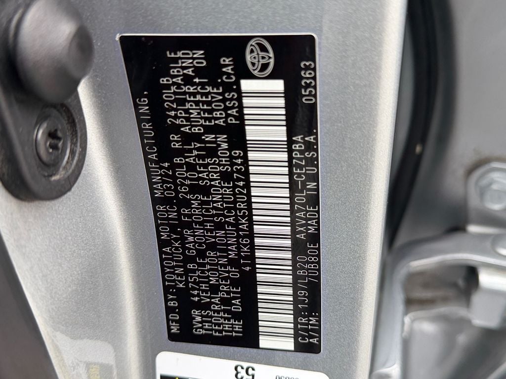 2024 Toyota Camry XSE