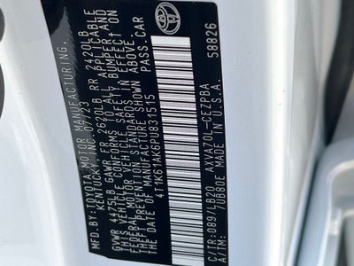 2023 Toyota Camry XSE