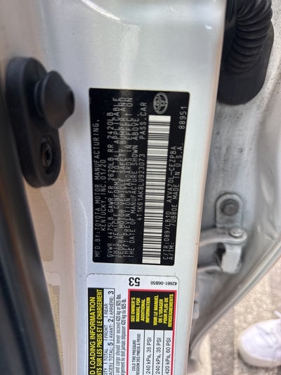 2020 Toyota Camry XSE