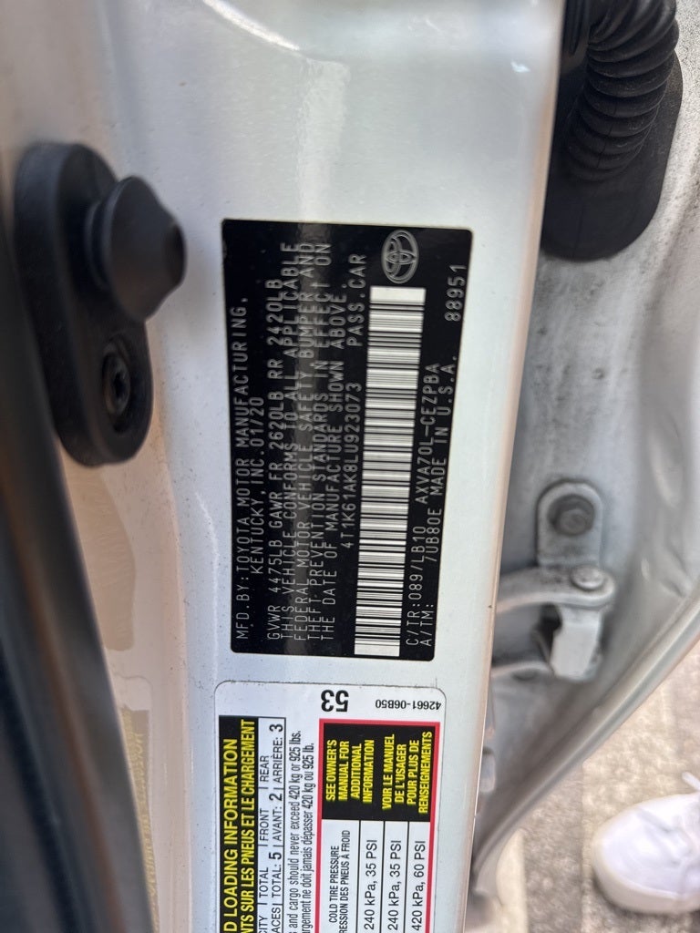 2020 Toyota Camry XSE