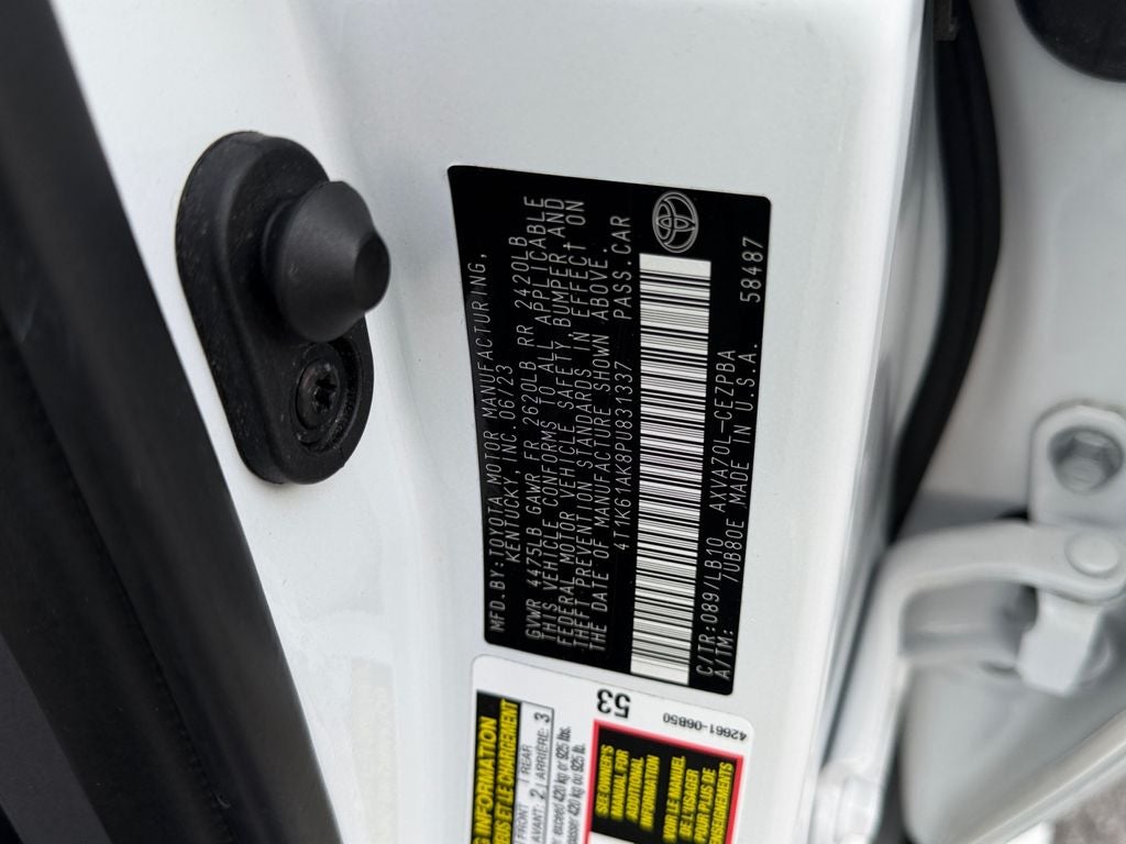 2023 Toyota Camry XSE