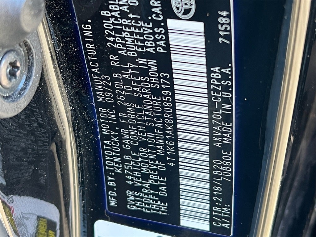 2024 Toyota Camry XSE