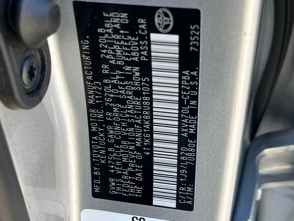 2024 Toyota Camry XSE