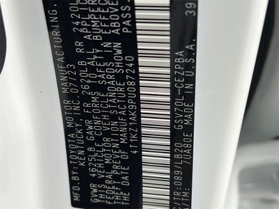 2023 Toyota Camry XSE V6