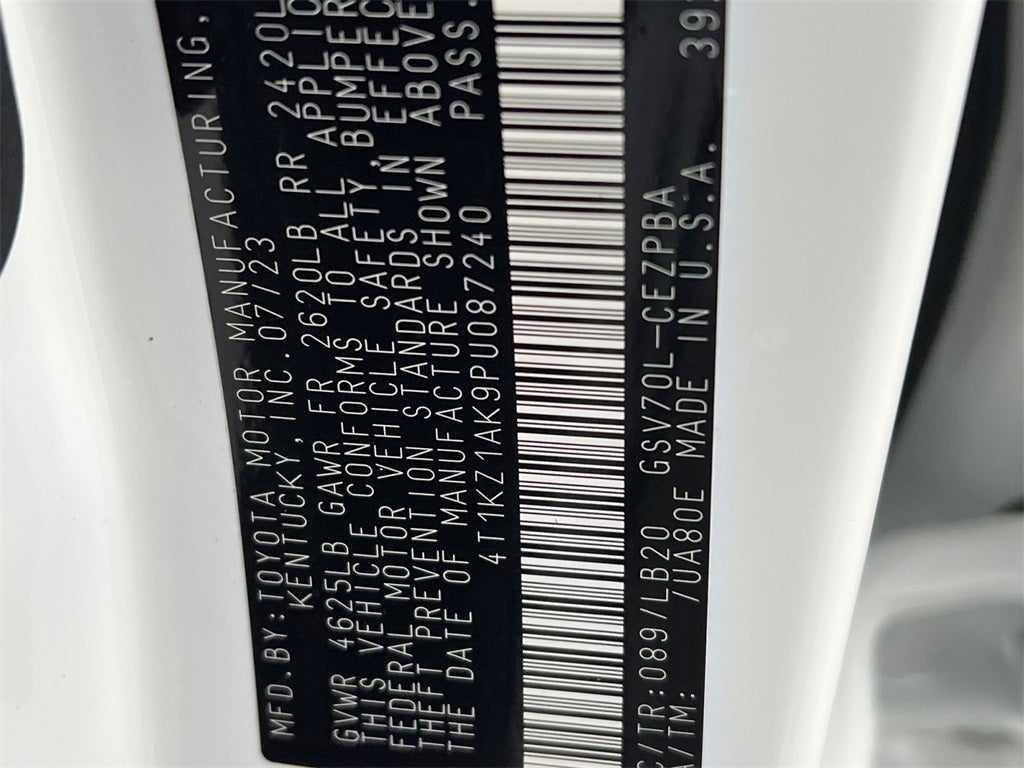 2023 Toyota Camry XSE V6