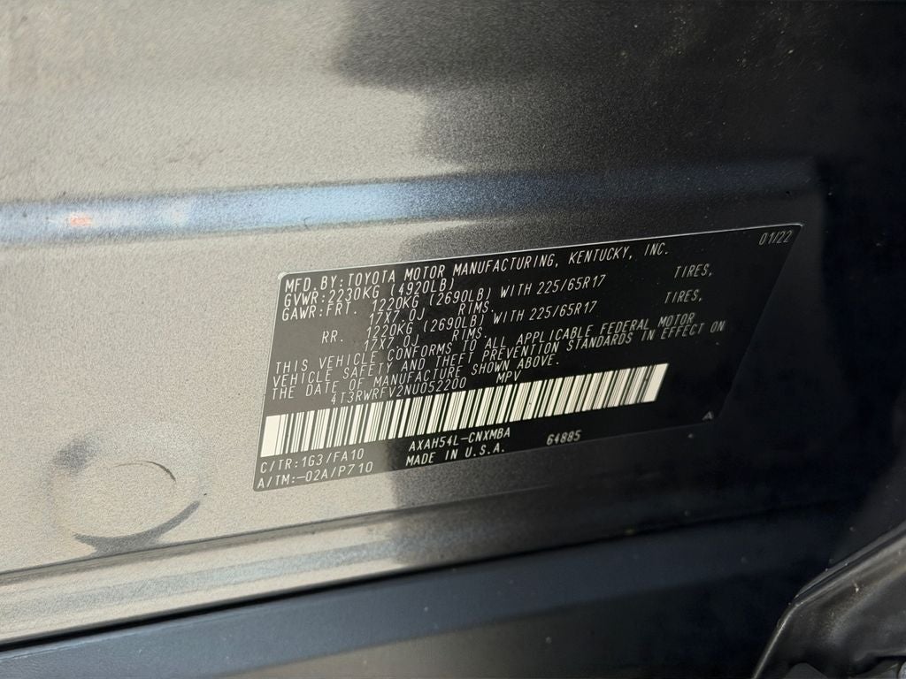 2022 Toyota RAV4 Hybrid XLE