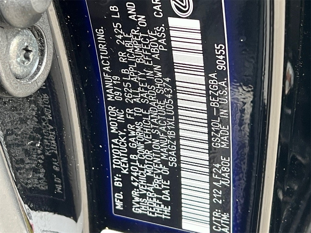 2020 Lexus ES 350 F Sport 350 F Sport Sunroof & Very Low Miles