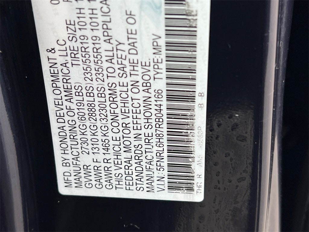 2024 Honda Odyssey Touring