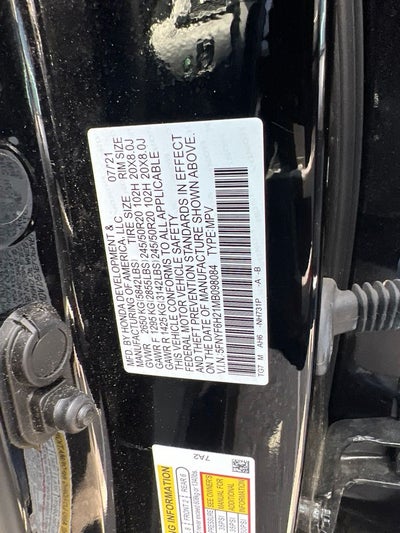 2021 Honda Pilot Special Edition
