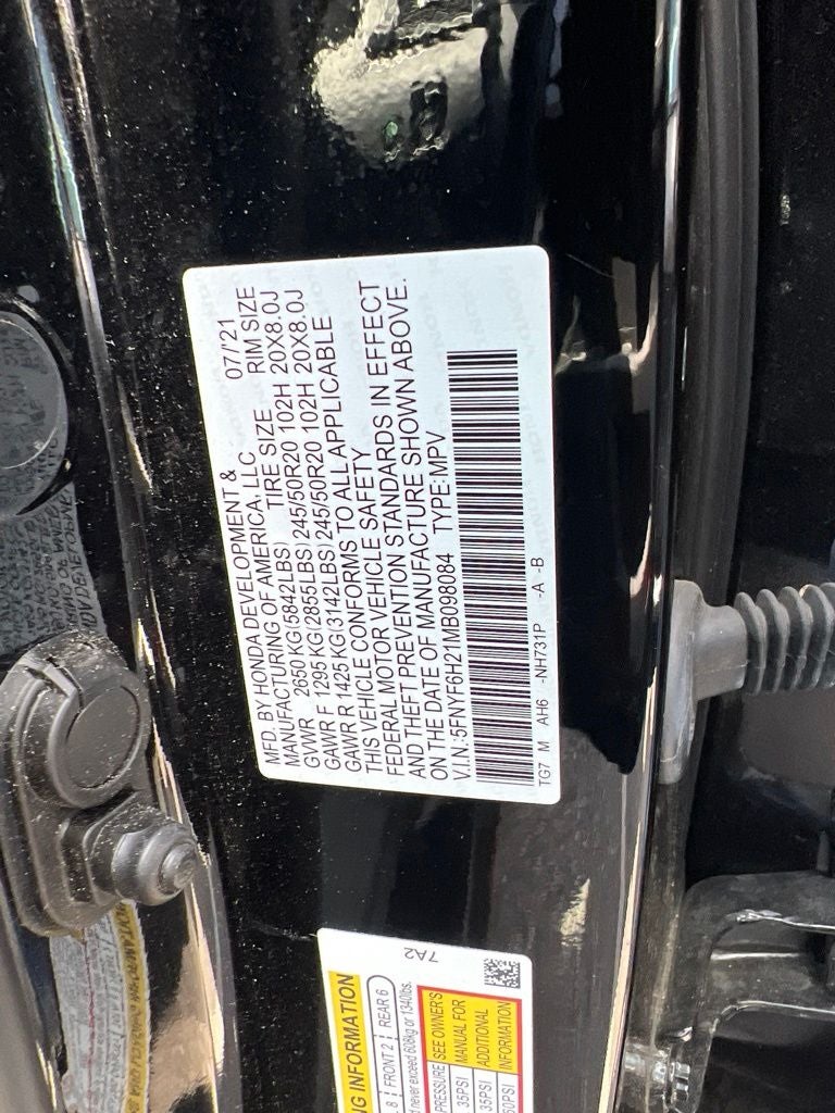2021 Honda Pilot Special Edition
