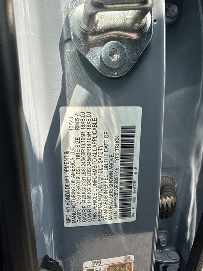 2023 Honda Ridgeline Black Edition