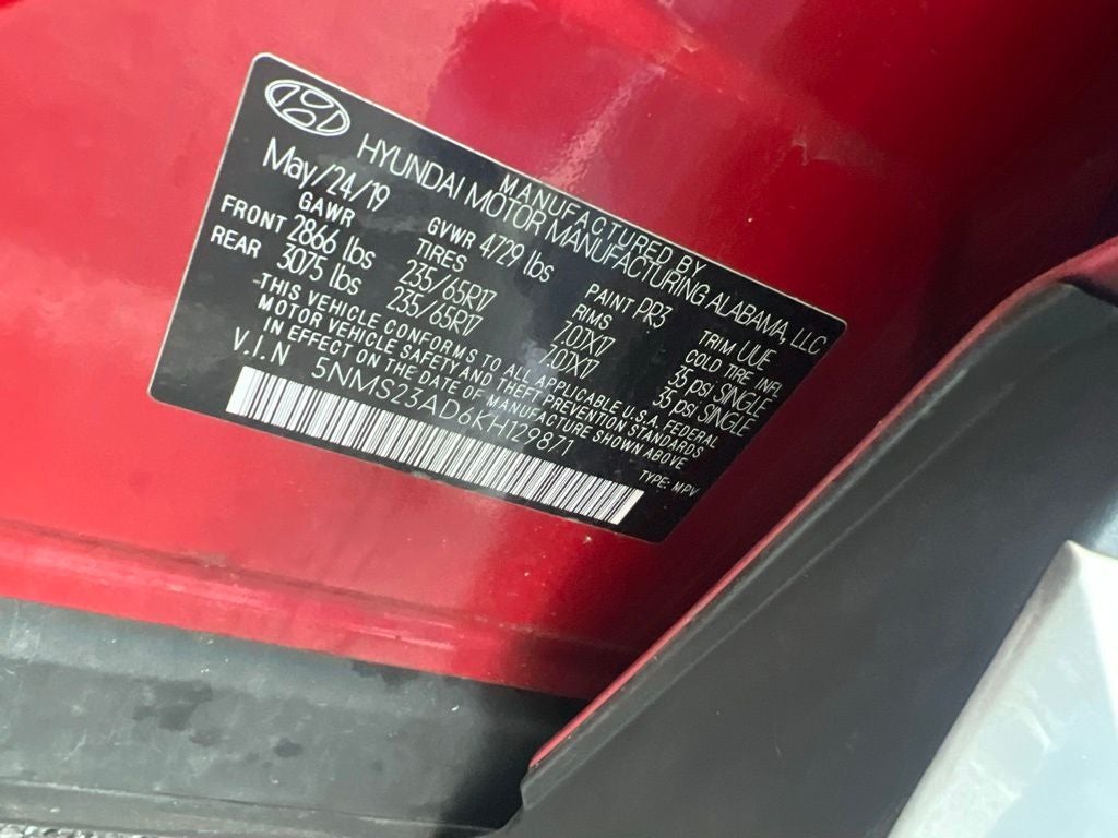 2019 Hyundai Santa Fe SE