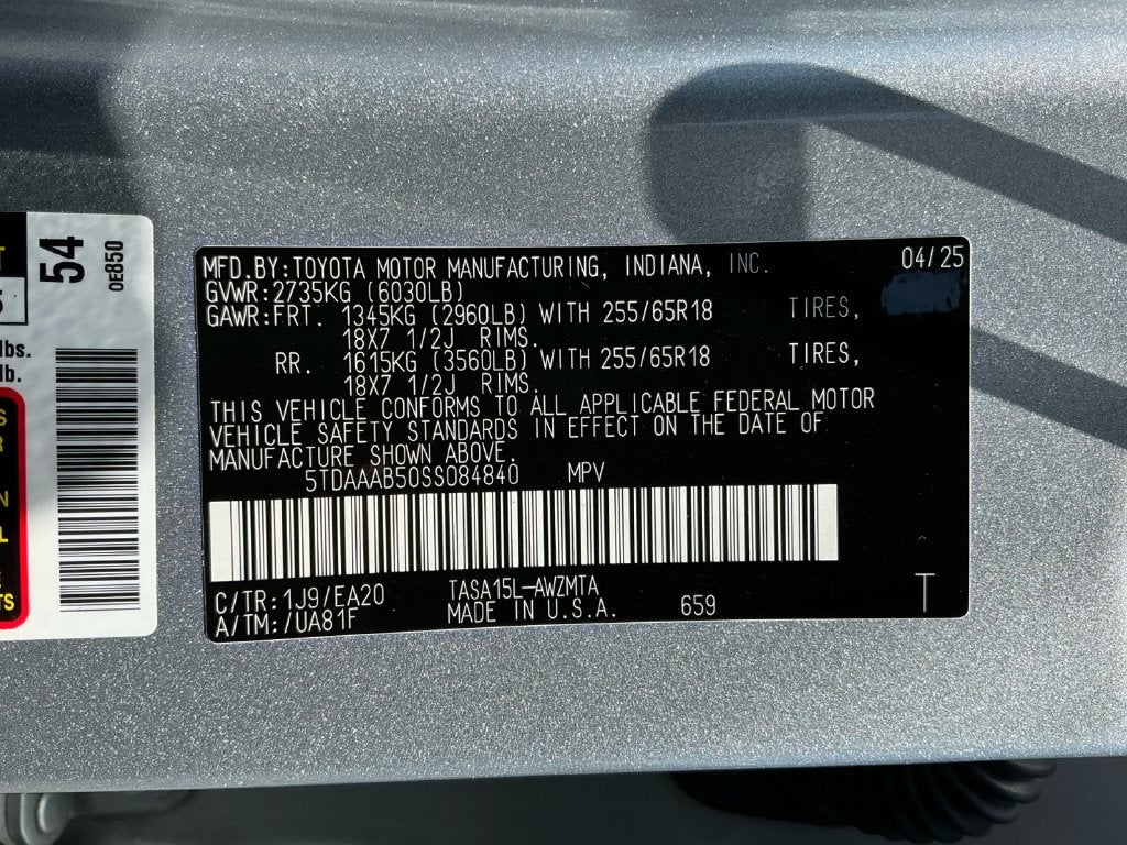 2025 Toyota Grand Highlander XLE