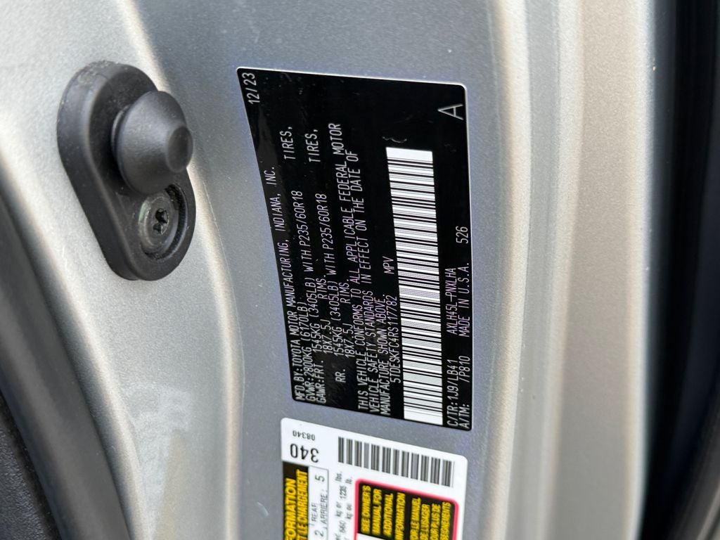 2024 Toyota Sienna Platinum 7 Passenger