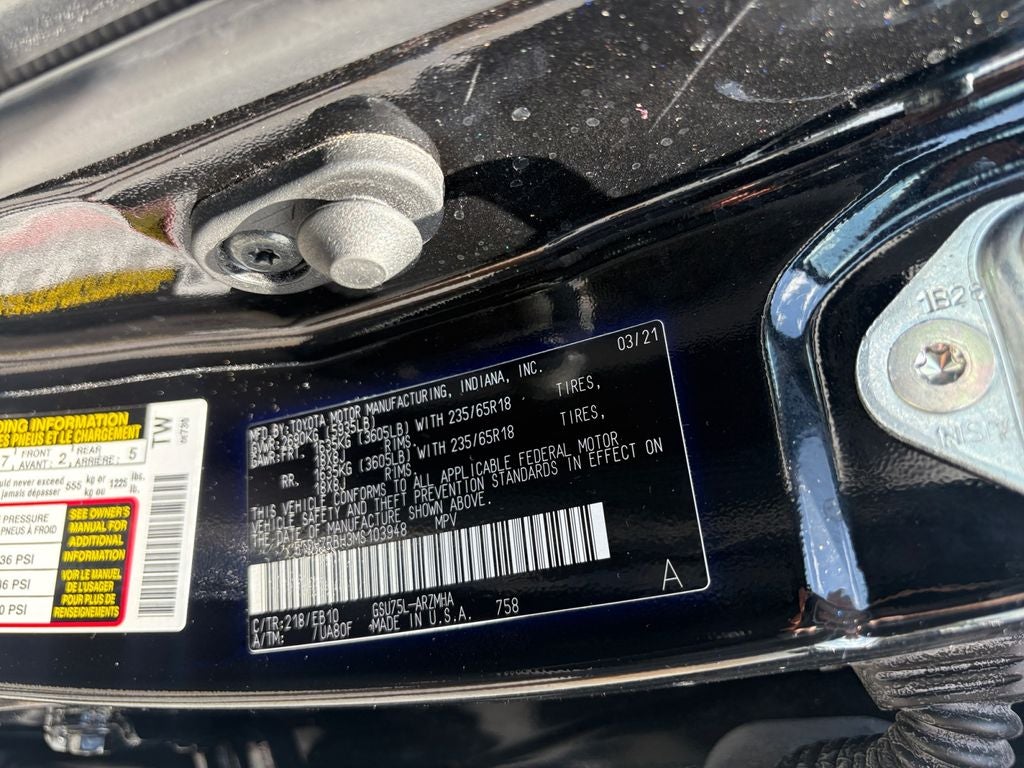 2021 Toyota Highlander XLE