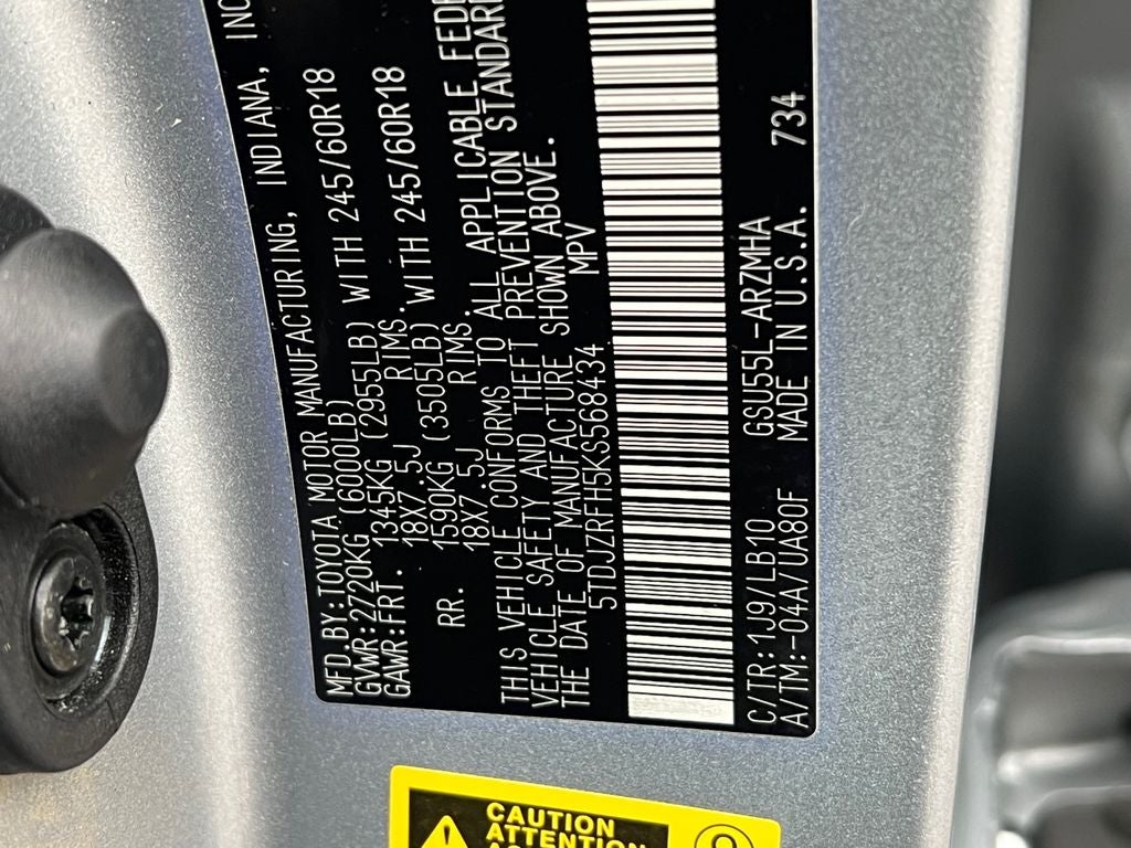 2019 Toyota Highlander XLE