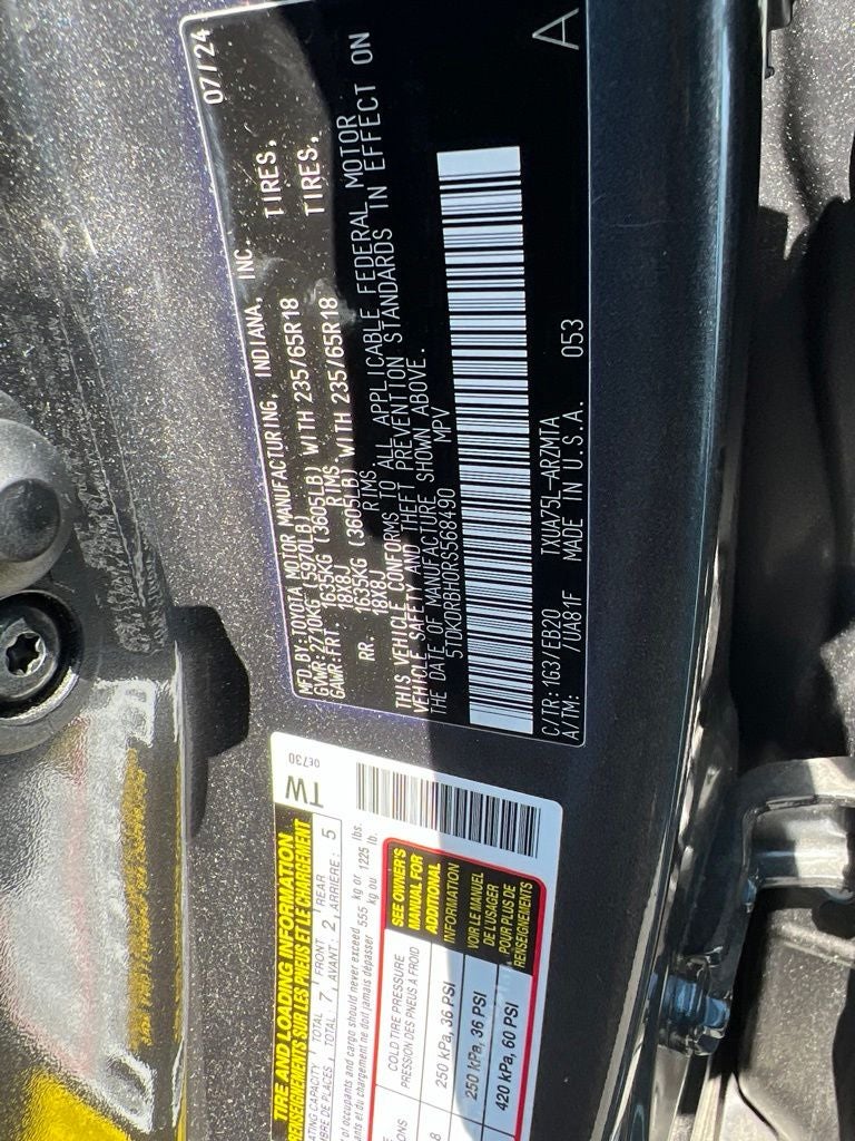 2024 Toyota Highlander XLE