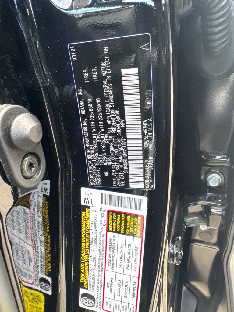 2024 Toyota Highlander XLE