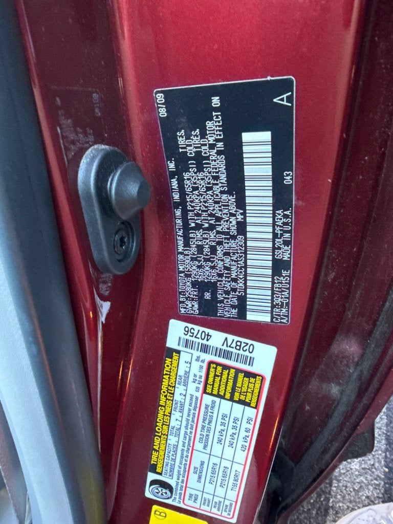 2010 Toyota Sienna CE