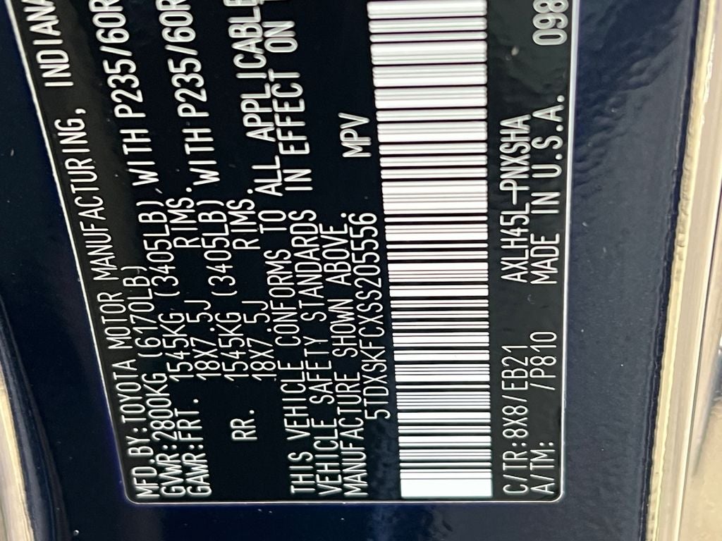 2025 Toyota Sienna XSE 7 Passenger