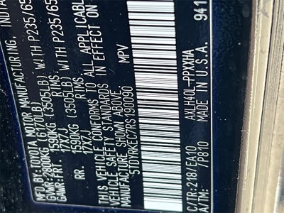 2024 Toyota Sienna XLE 7 Passenger