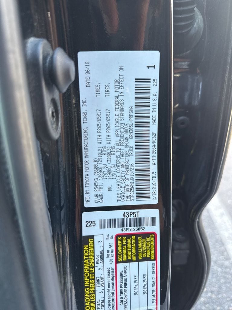 2018 Toyota Tacoma TRD Sport V6