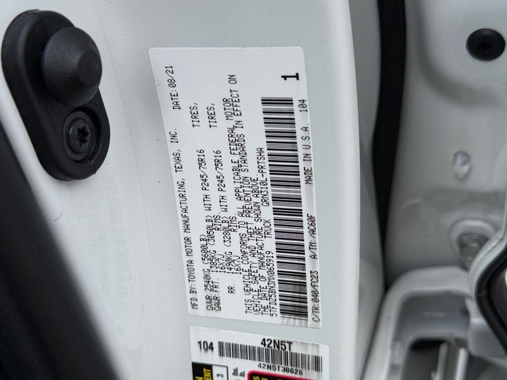 2021 Toyota Tacoma SR5 V6