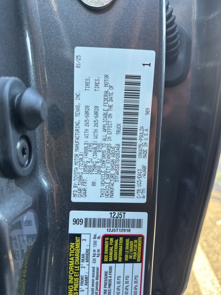 2025 Toyota Tundra Limited TRD PACKAGE