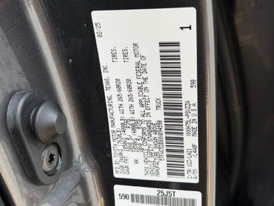 2025 Toyota Tundra Hybrid Platinum