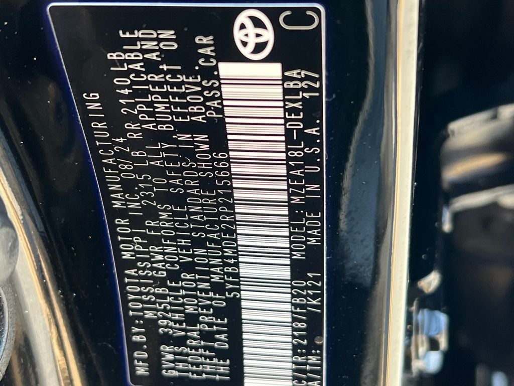 2024 Toyota Corolla LE Convenience Package!