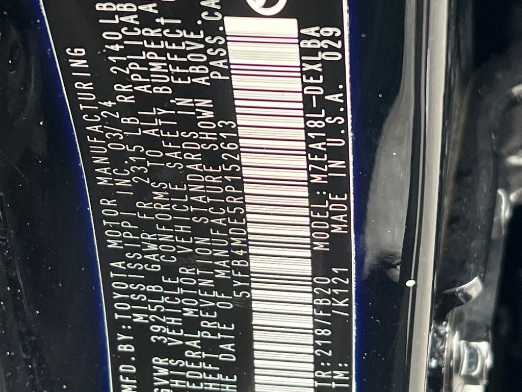 2024 Toyota Corolla LE