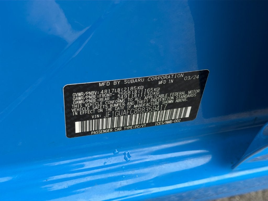 2024 Subaru Impreza Sport