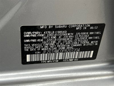 2023 Subaru Crosstrek Limited Leather Seats